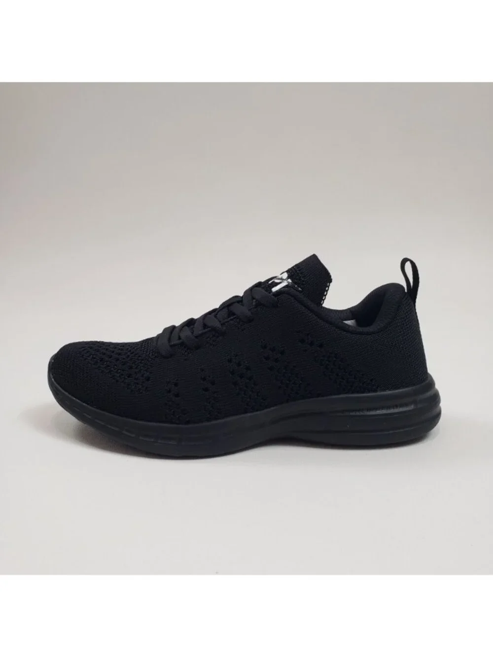 APL TechLoom Pro Black Black White Women’s Size 5 Athletic Knit Running Shoes - Picture 9 of 16